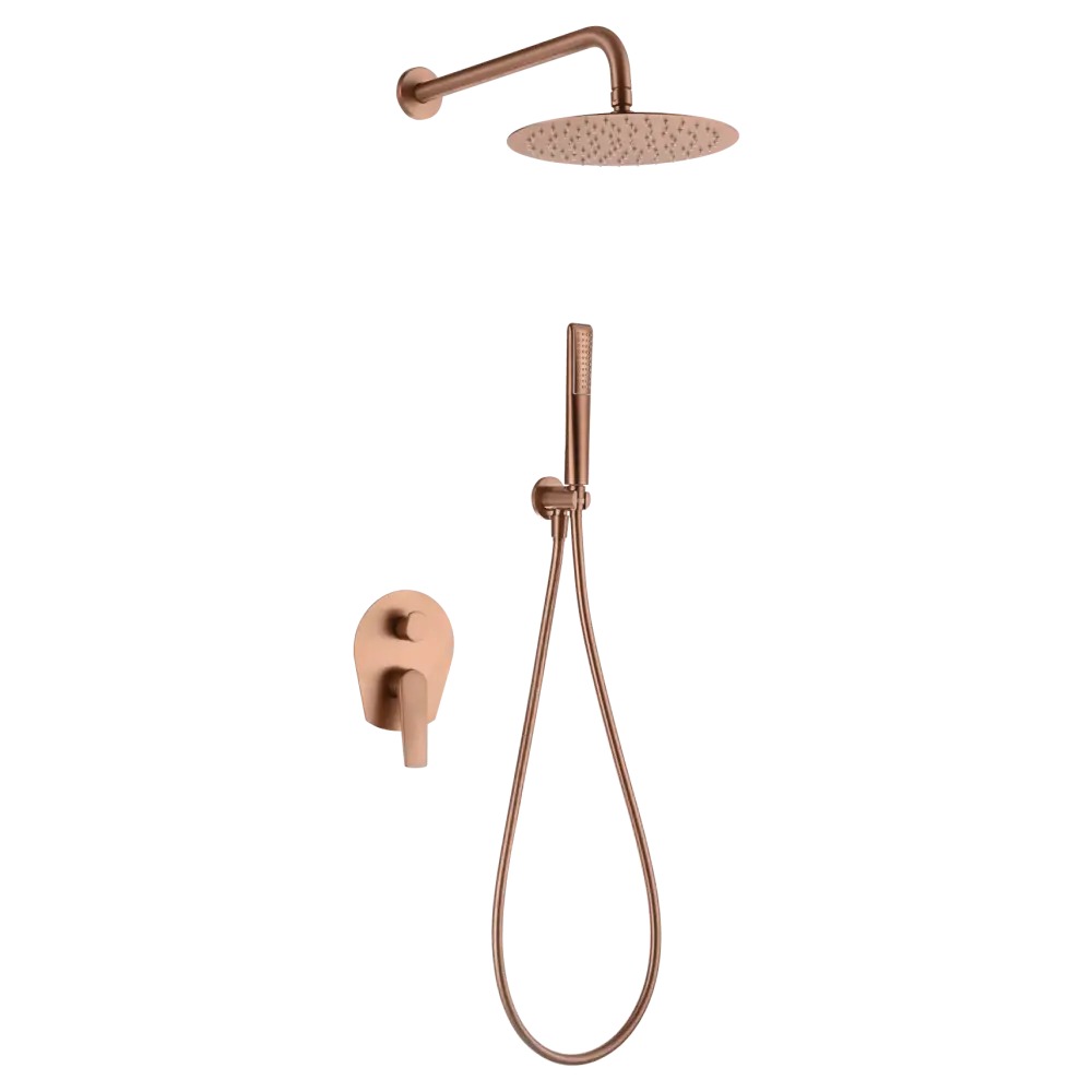 Set Shower Single-Handle Concealed Delos Brushed | IMEX - Shower Set