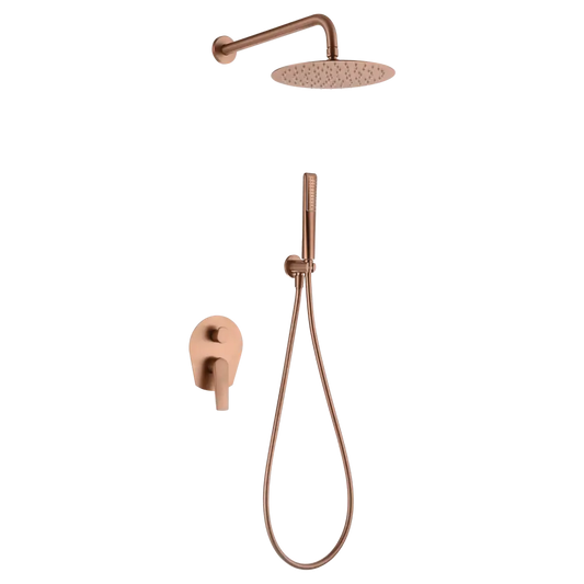 Set Shower Single-Handle Concealed Delos Brushed | IMEX - Shower Set