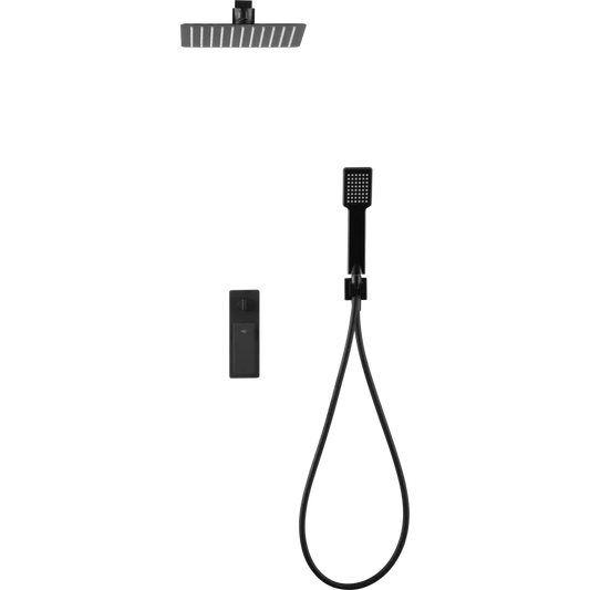 Set Shower Single-Handle Concealed Fiji Matte Black | IMEX - Shower Set