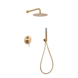 Set Shower Single-Handle Concealed Monza Brushed Gold | IMEX - Shower Set