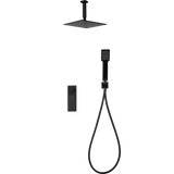 Set Shower Single-Handle Concealed Nadi Matte Black | IMEX - Shower Set