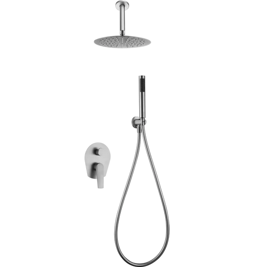 Set Shower Single-Handle Concealed Paros Steel 316 | IMEX - Shower Set