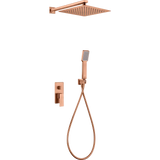 Set Shower Single-Handle Concealed Pisa Brushed Rose | IMEX - Shower Set