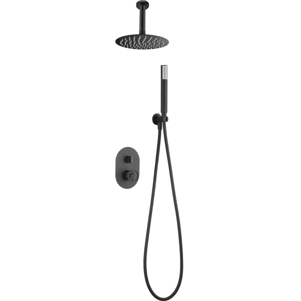 Set Shower Single-Handle Concealed Vesubio Matte | IMEX - Shower Set