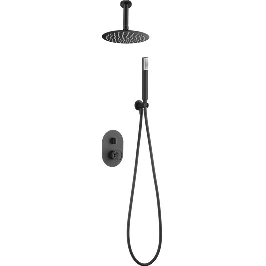 Set Shower Single-Handle Concealed Vesubio Matte | IMEX - Shower Set