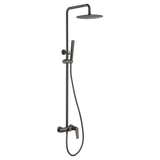 Set Shower Single-Handle Delos Black Gun Metal | IMEX - Shower Set