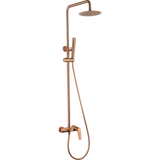 Set Shower Single-Handle Delos Brushed Rose Gold | IMEX - Shower Set