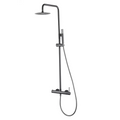 Set Shower Single-Handle Monza Black Gun Metal | IMEX - Shower Set