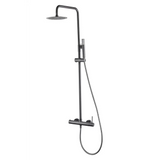 Set Shower Single-Handle Monza Black Gun Metal | IMEX - Shower Set