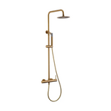 Set Shower Single-Handle Monza Brushed Gold | IMEX - Shower Set