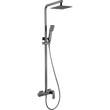 Set Shower Single-Handle Pisa Black Gun Metal | IMEX - Shower Set