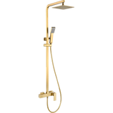 Set Shower Single-Handle Pisa Brushed Gold | IMEX - Shower Set