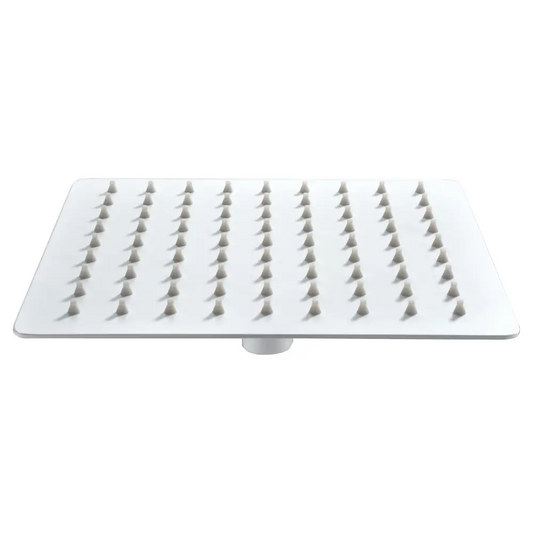 Shower Head Square 20X20 Matte White | IMEX - Bathroom Product