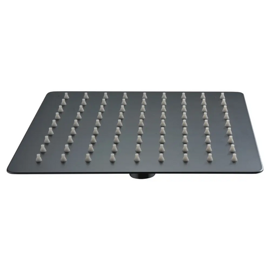 Shower Head Square 25X25 Matte Black | IMEX - Bathroom Product