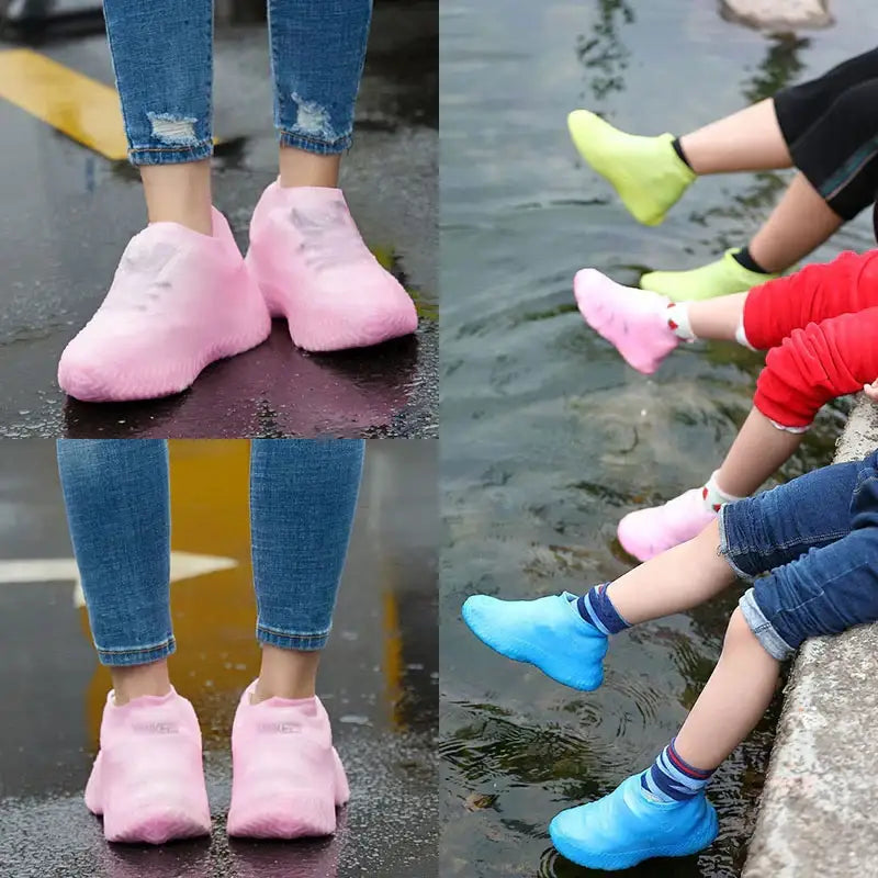 Silicone Rain Shoe Cover Accessory - Waterproof Shoes