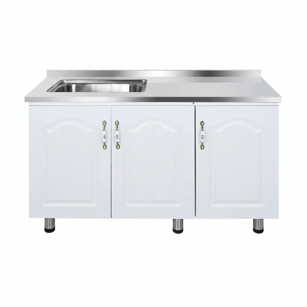 Simple Stainless Steel Wall Kitchen Cabinet - 120cm single basin - Kitchen cabinets