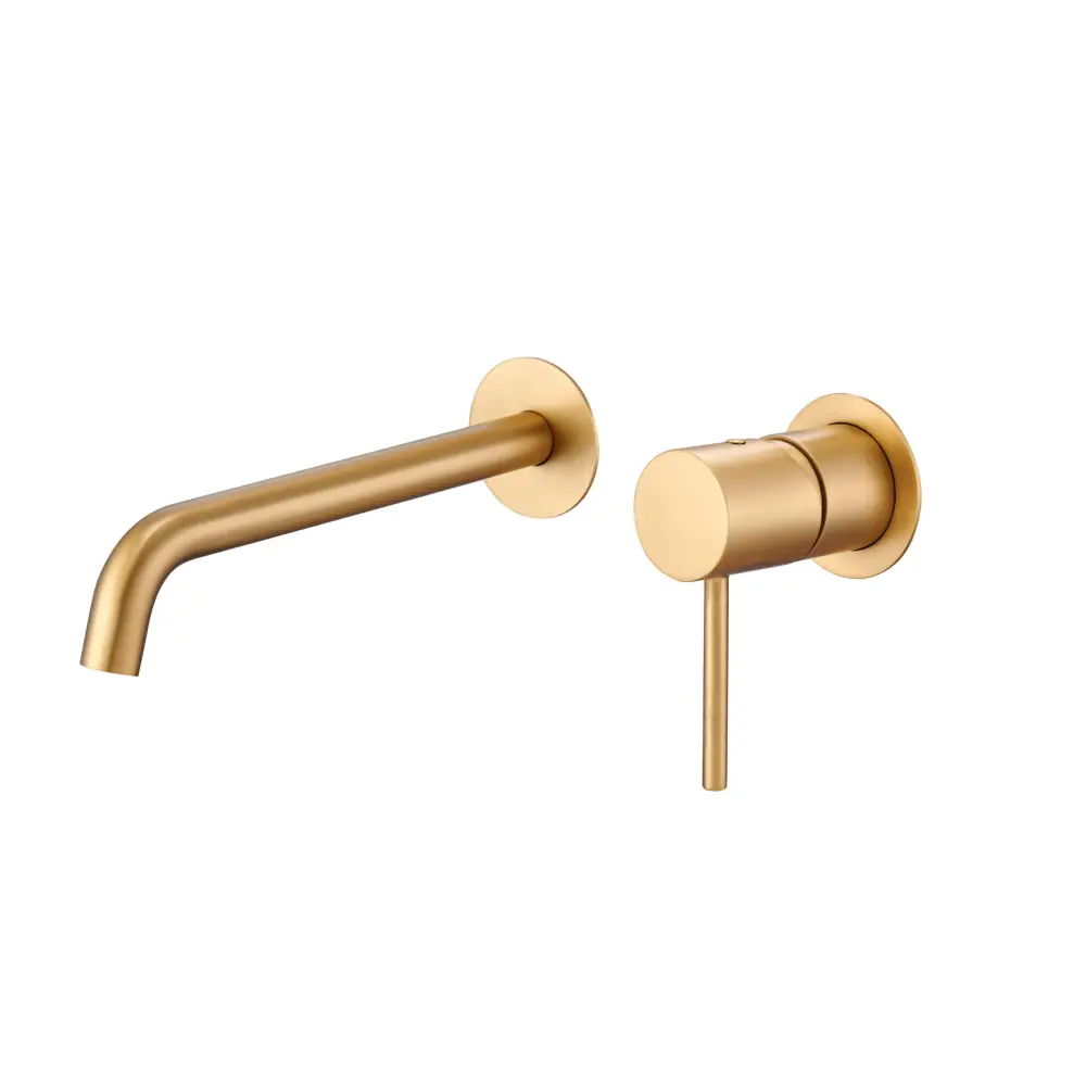 Single-Handle Basin Concealed Monza Brushed Gold | IMEX - Faucet