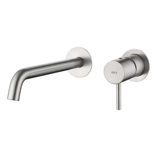 Single-Handle Basin Concealed Monza Brushed Nickel | IMEX - Faucet