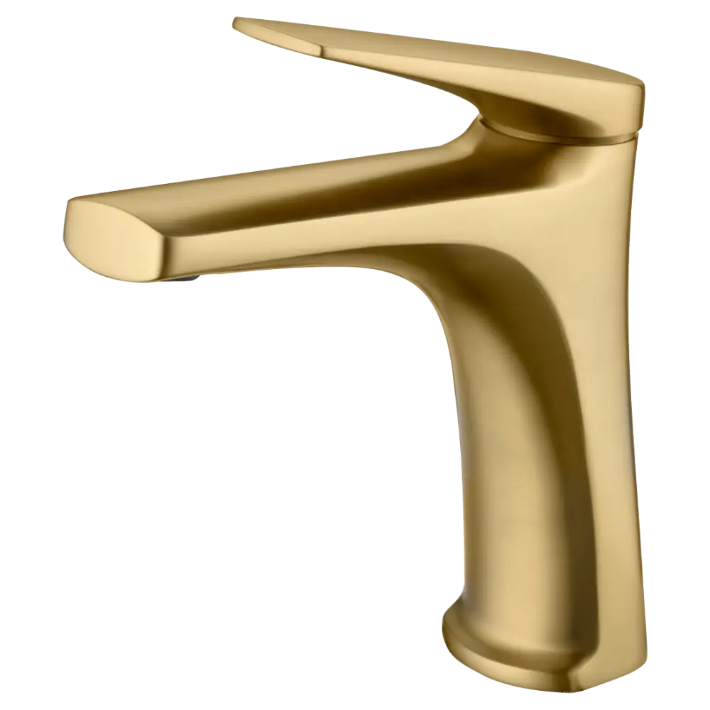 Single-Handle Basin Delos Brushed Gold | IMEX - Faucet