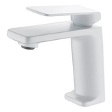Single-Handle Basin Fiji Matte White | IMEX - Faucet