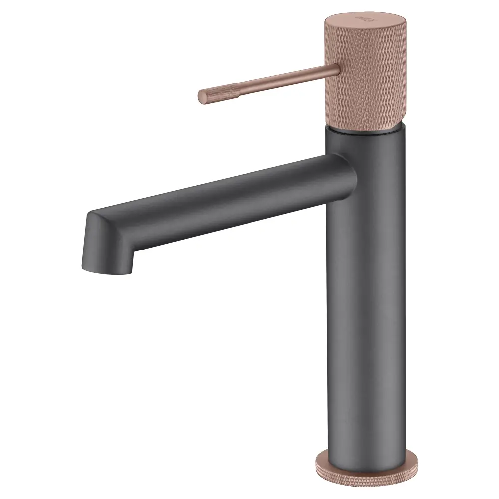 Single-Handle Basin Line Gris Champagne | IMEX - Faucet