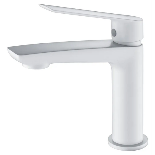 Single-Handle Basin Lúxor Matte White | IMEX - Faucet