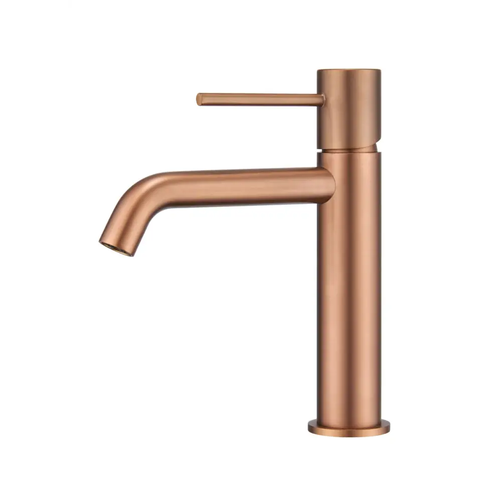Single-Handle Basin Monza Brushed Rose Gold | IMEX - Faucet