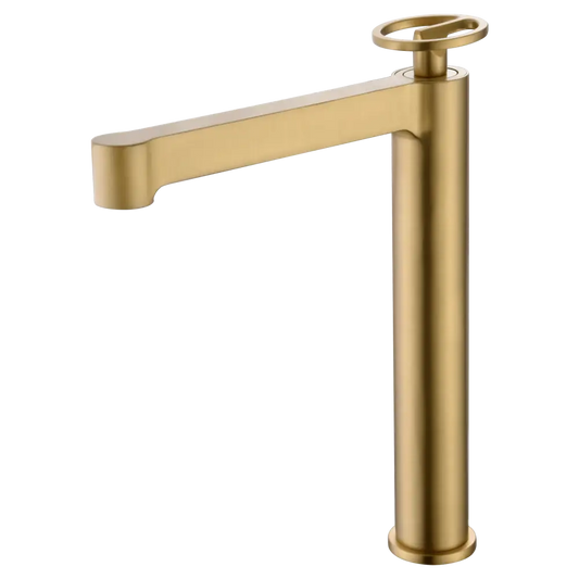 Single-Handle Basin Olimpo Brushed Gold | IMEX - Faucet