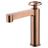 Single-Handle Basin Olimpo Brushed Rose Gold | IMEX - Faucet