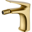 Single-Handle Bidet Delos Brushed Gold | IMEX - Bidet