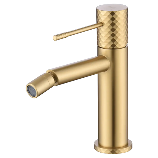 Single-Handle Bidet Genoa Brushed Gold | IMEX - Bidet