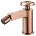 Single-Handle Bidet Olimpo Brushed Rose Gold | IMEX - Bidet