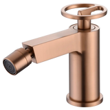 Single-Handle Bidet Olimpo Brushed Rose Gold | IMEX - Bidet