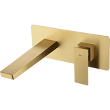 Single-Handle Concealed Basin Pisa Brushed Gold | IMEX - Faucet