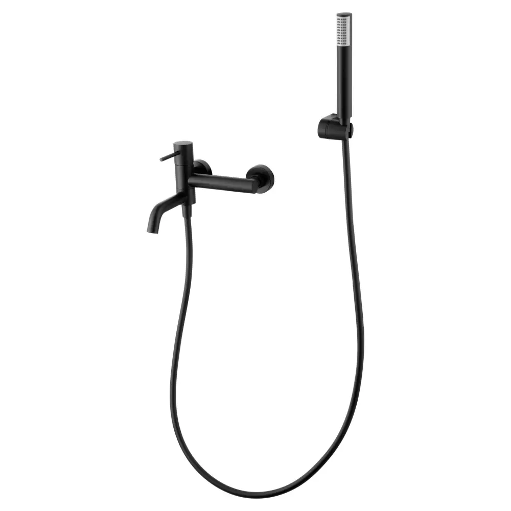Single-Handle Kit Bath/Shower Monza Matte Black | IMEX - Shower Set