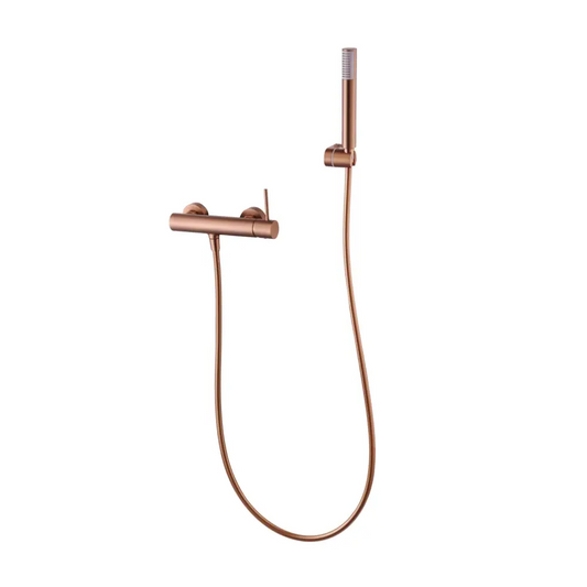 Single-Handle Kit Shower Monza Brushed Rose Gold | IMEX - Shower Set