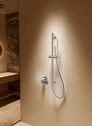Toscana Chrome Concealed Single Lever Shower Set with Hand Shower, view 2