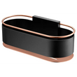 Soap Rack Frontal Anga Black Rose Gold | IMEX - Bathroom Accessory