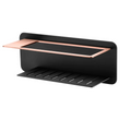 Soap Rack Frontal Bethari Black Rose Gold | IMEX - Bathroom Accessory