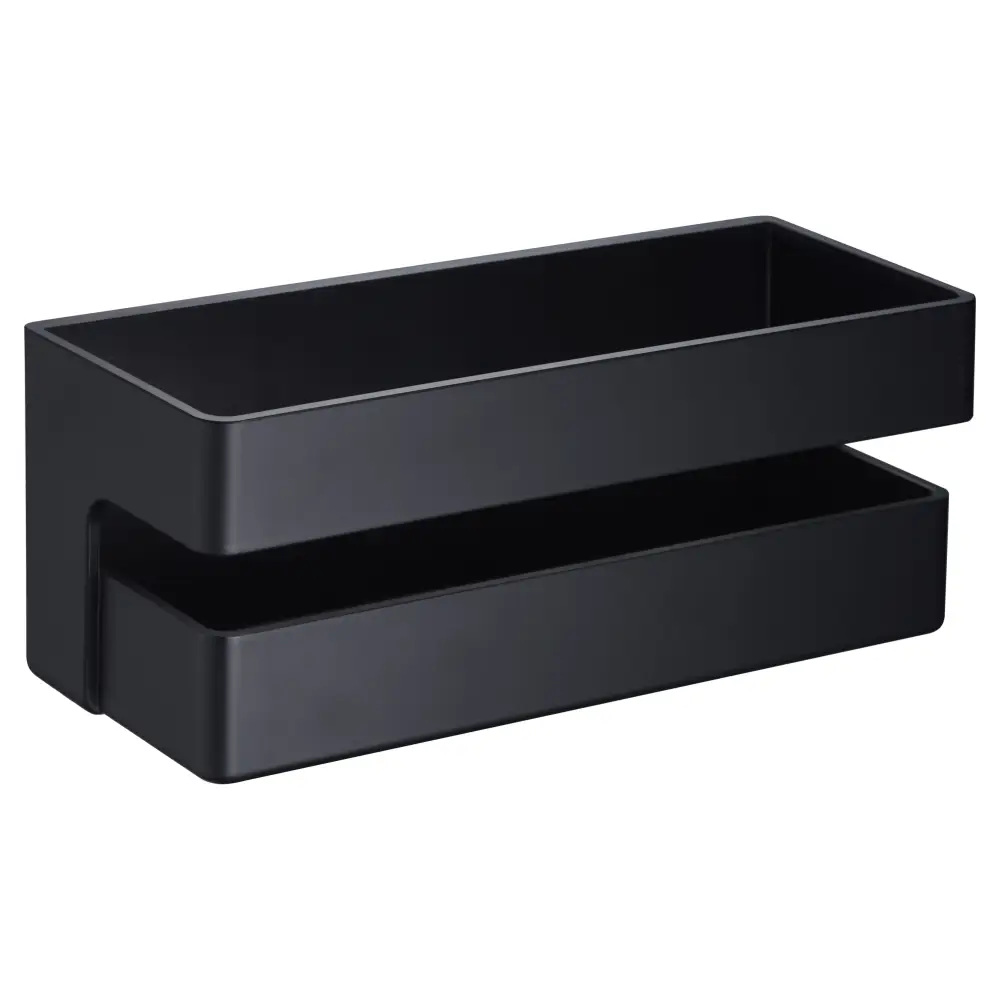 Soap Rack Frontal Matte Black | IMEX - Bathroom Accessory