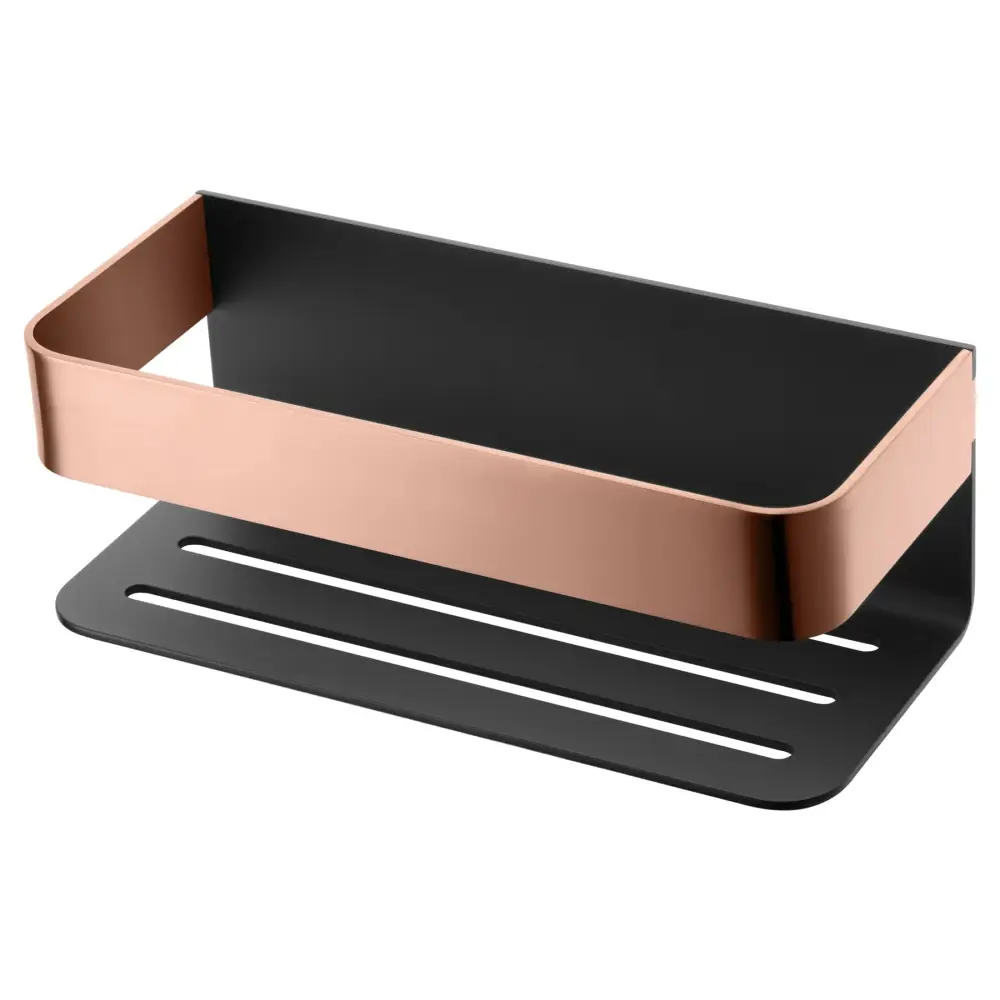 Soap Rack Frontal Mayura Black Rose Gold | IMEX - Bathroom Accessory