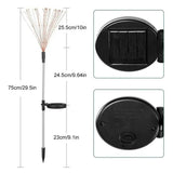 Solar LED Fireworks Lawn Lights - Floor Lamp