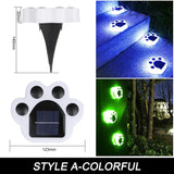 Solar Led Outdoor Waterproof Solar Animals Path Lamp - Style-A-Colorful / 1pc - Wall Lamp