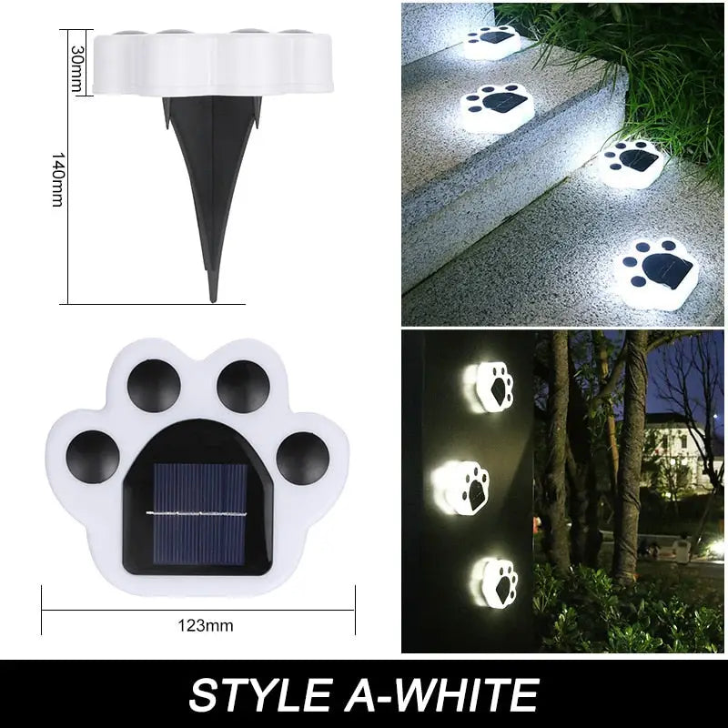 Solar Led Outdoor Waterproof Solar Animals Path Lamp - Style-A-White / 1pc - Wall Lamp