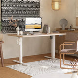 Solid Wood Standing Desk - 48’’ x 24’’ / Light Walnut - Desk