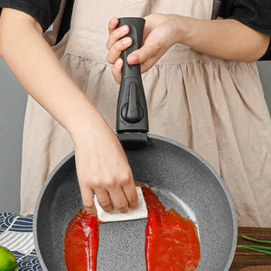 Ceramic Non-Stick Cookware Set with Detachable Handles and Silicone Lids - view 9