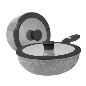 Ceramic Non-Stick Cookware Set with Detachable Handles and Silicone Lids - view 2