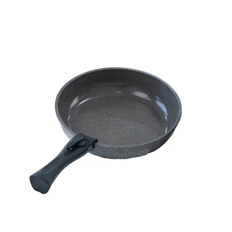 Ceramic Non-Stick Cookware Set with Detachable Handles and Silicone Lids - view 6