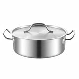 Stainless Steel Induction Glass Lid Thick Soup Pot - Cookware set