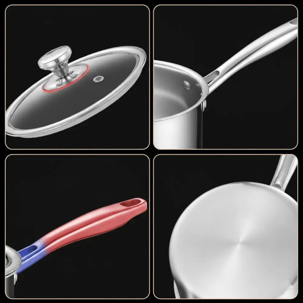 Thick Non Stick Stainless Steel 5 Layer Milk Pot - Cookware set